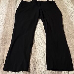 Apt 9 Thick waistband black dress pants size 16